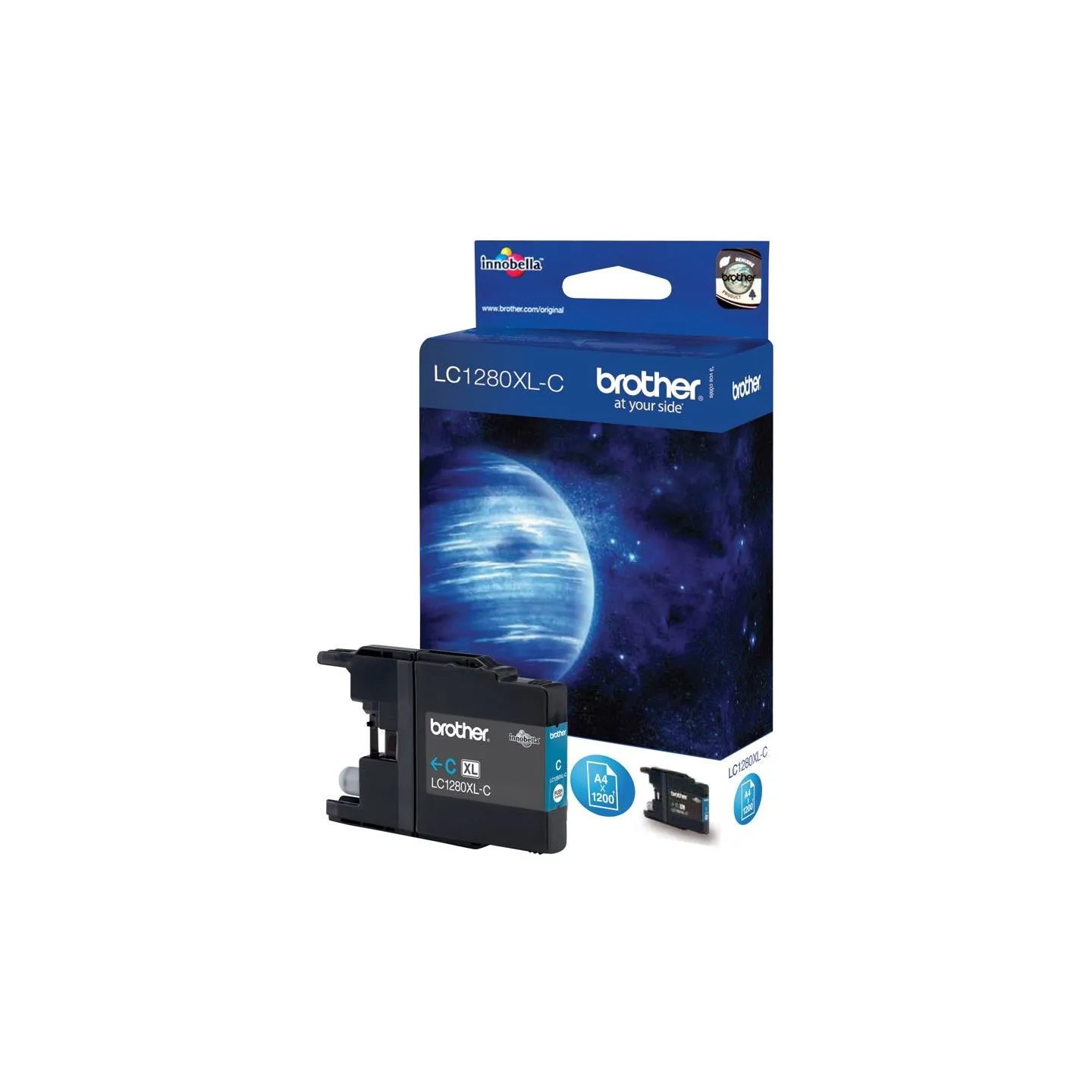 Brother LC-1280XL-C TONER HIGH CYAN 1200