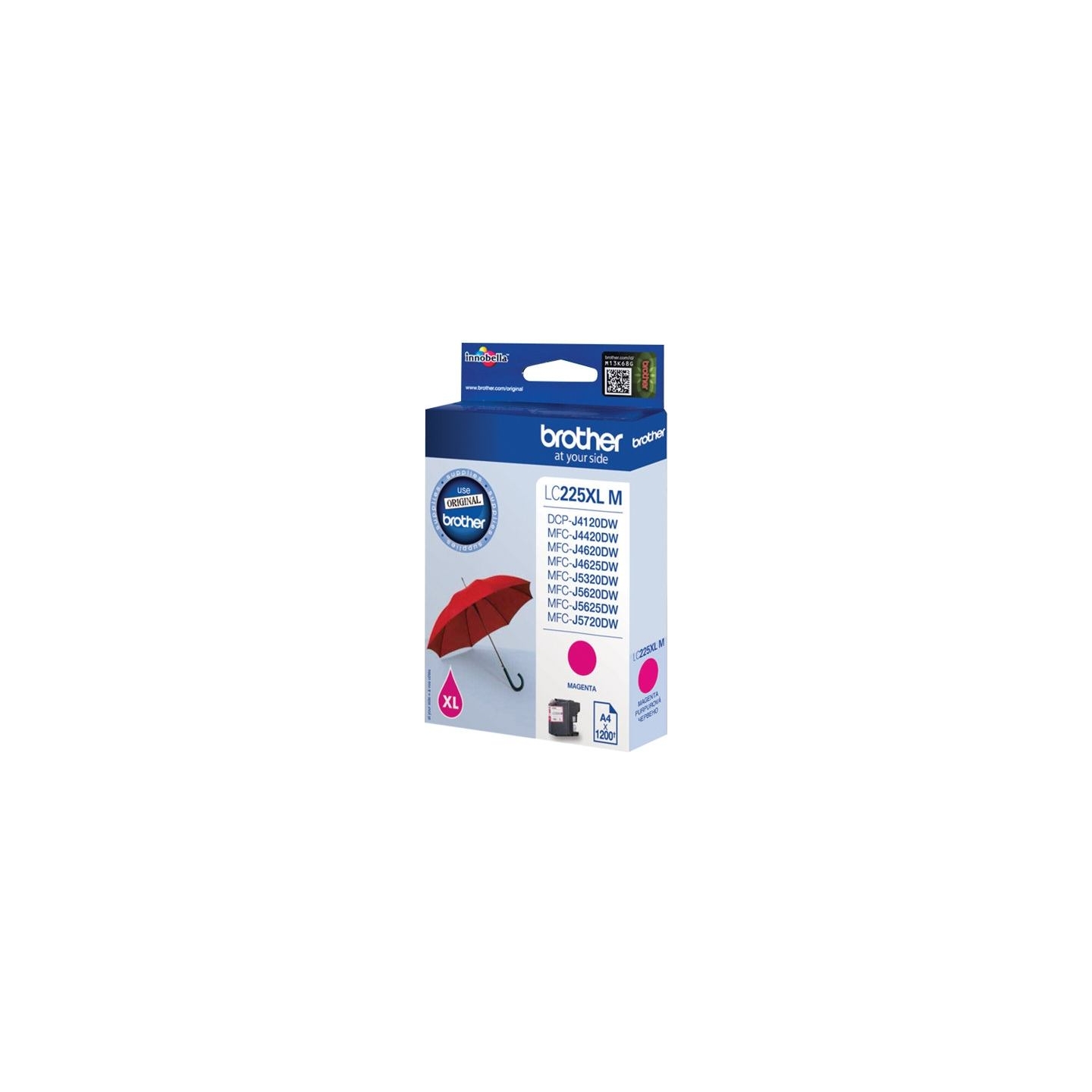 Brother LC225XLM ink magenta 1200pages