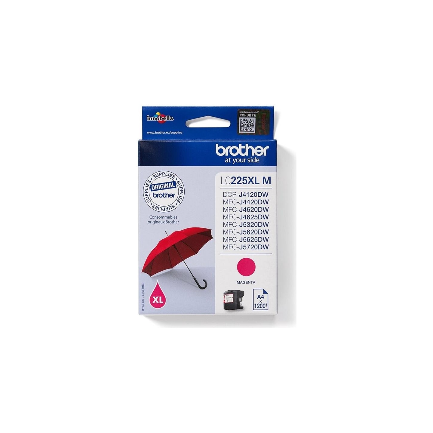 Brother LC-225XLM TONER HIGH MAGENTA