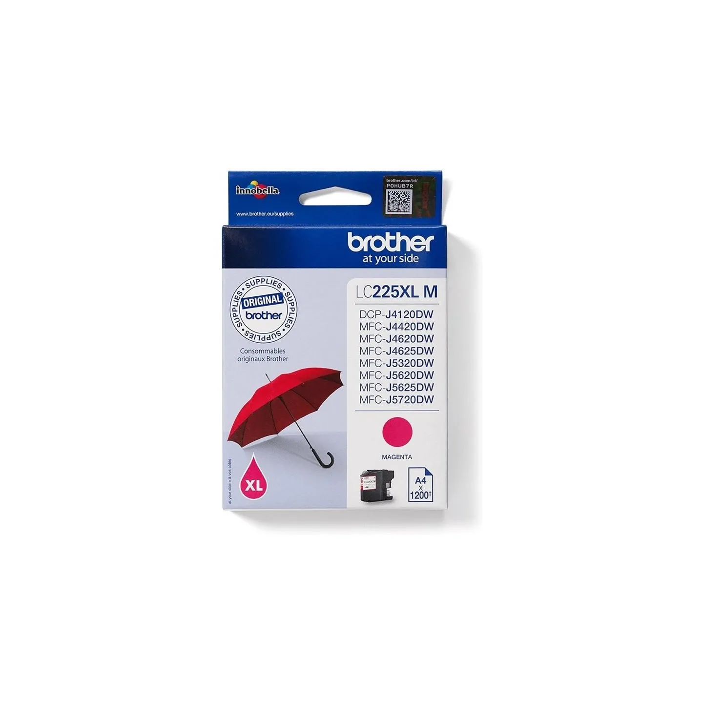 Brother LC-225XLM TONER HIGH MAGENTA