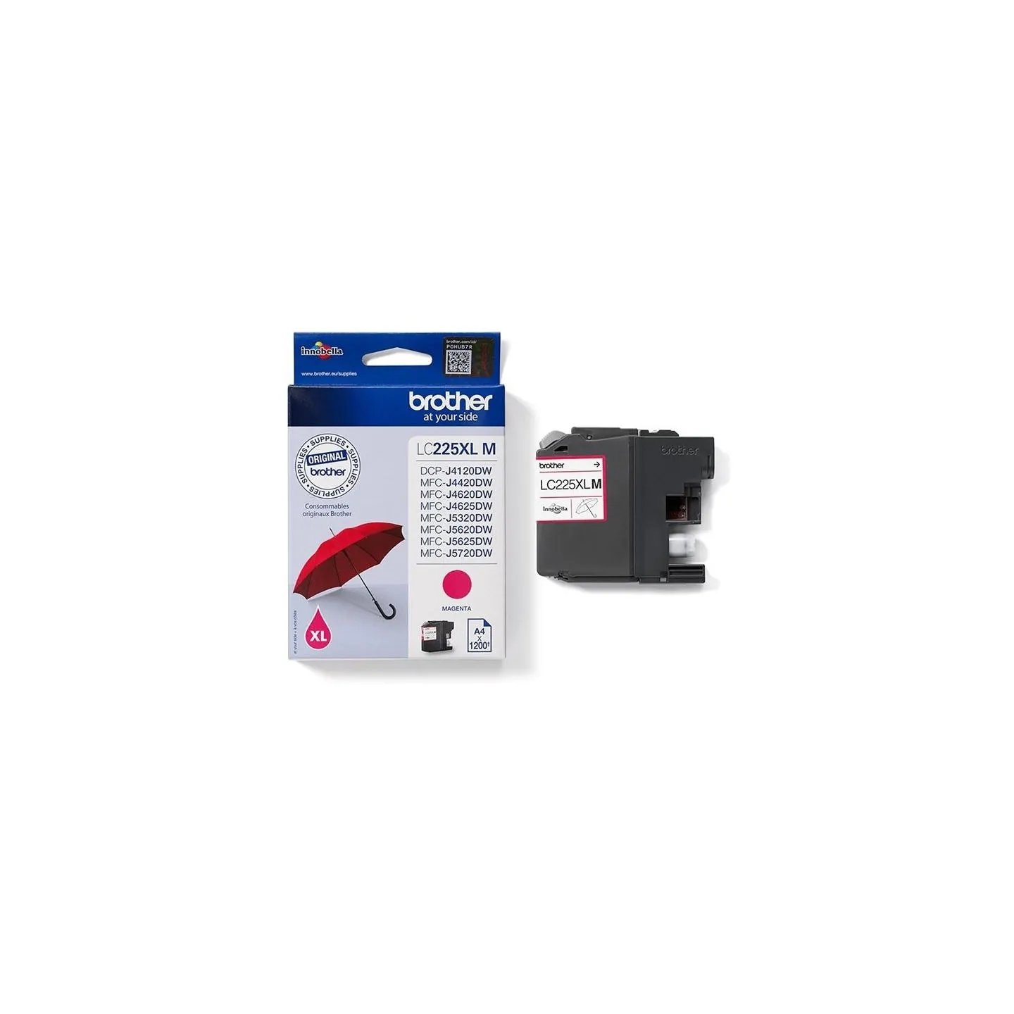 Brother LC-225XLM | Ink Cartridge | Magenta