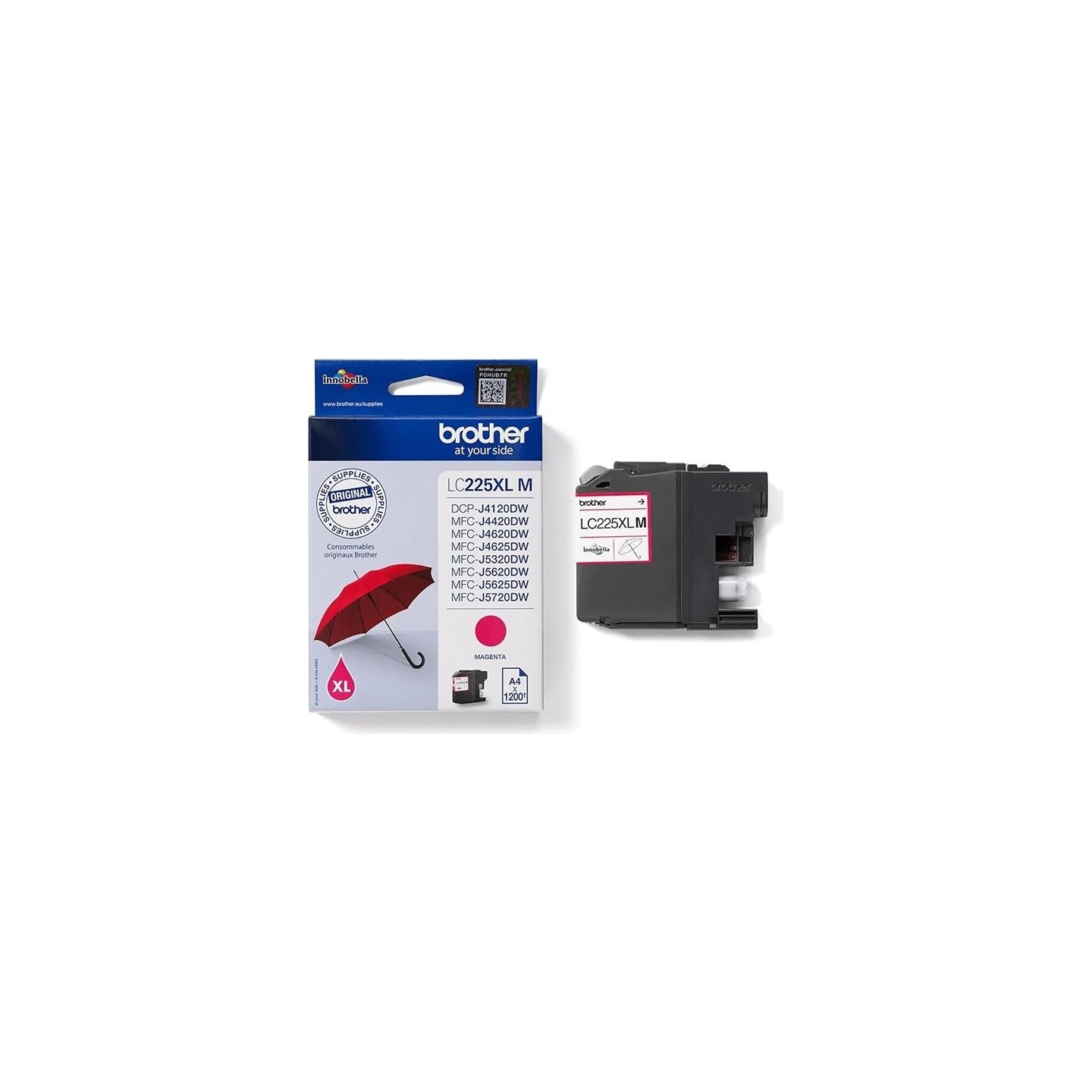 Brother LC-225XLM TONER HIGH MAGENTA