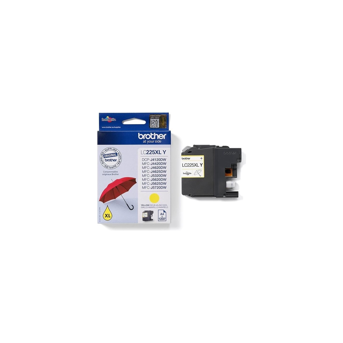 Brother LC-225XLY TONER HIGH YELLOW