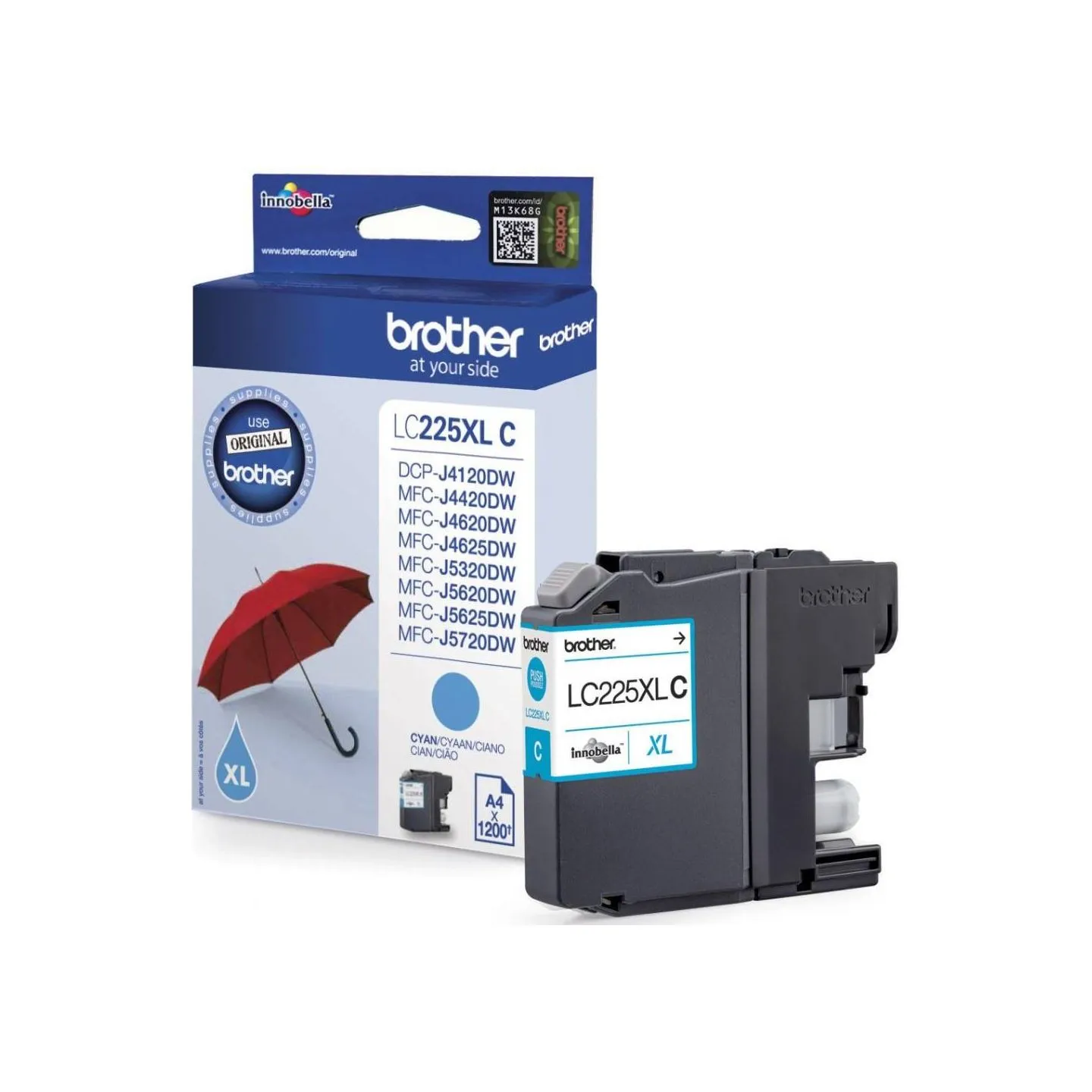 Brother LC-225XLC TONER HIGH CYAN