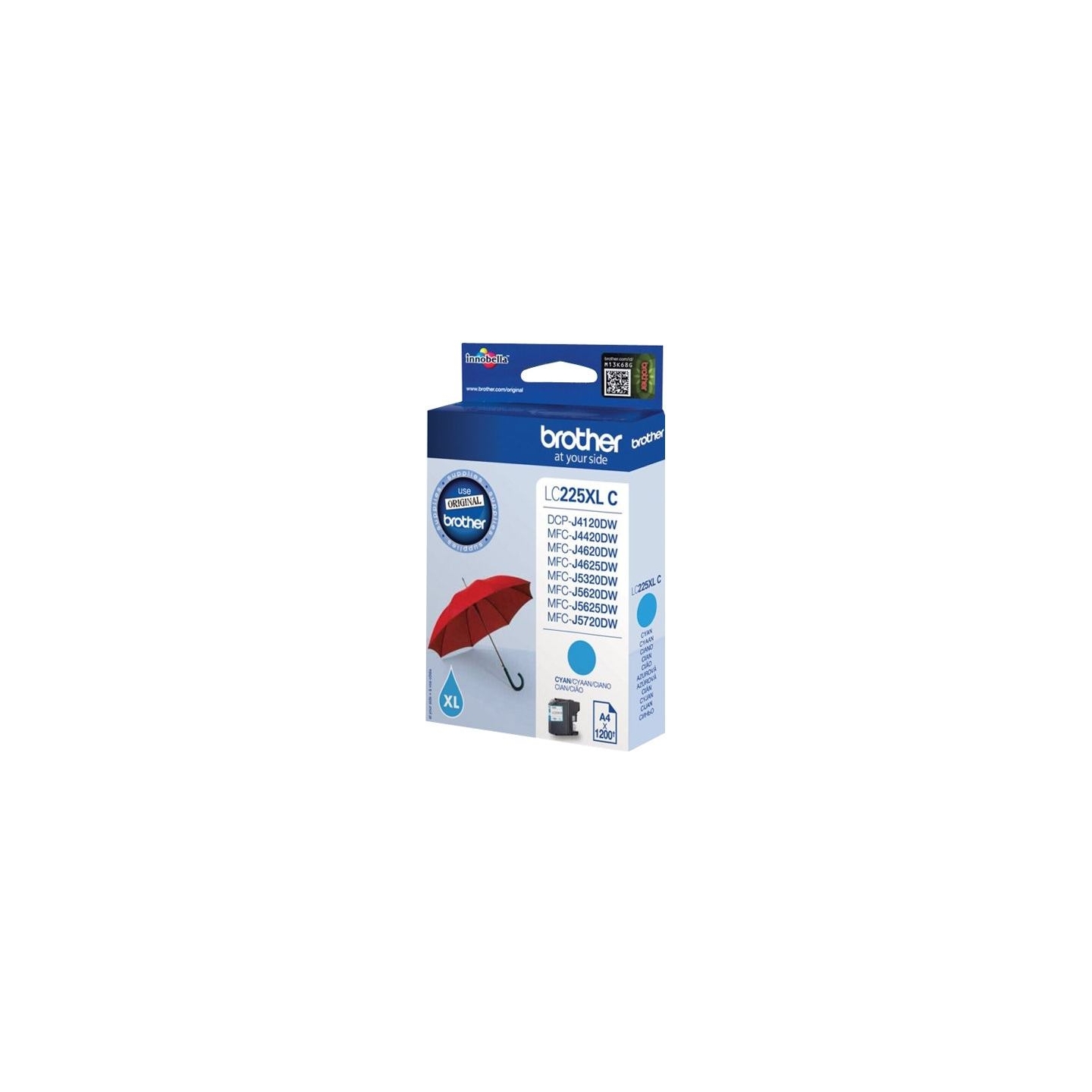 Brother LC-225XLC TONER HIGH CYAN
