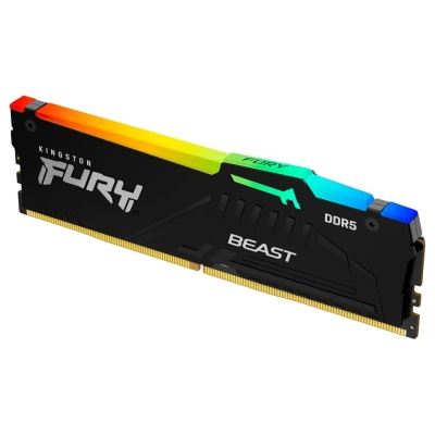 Kingston 16GB 6800MT/s DDR5 CL34 DIMM FURY Beast RGB EXPO