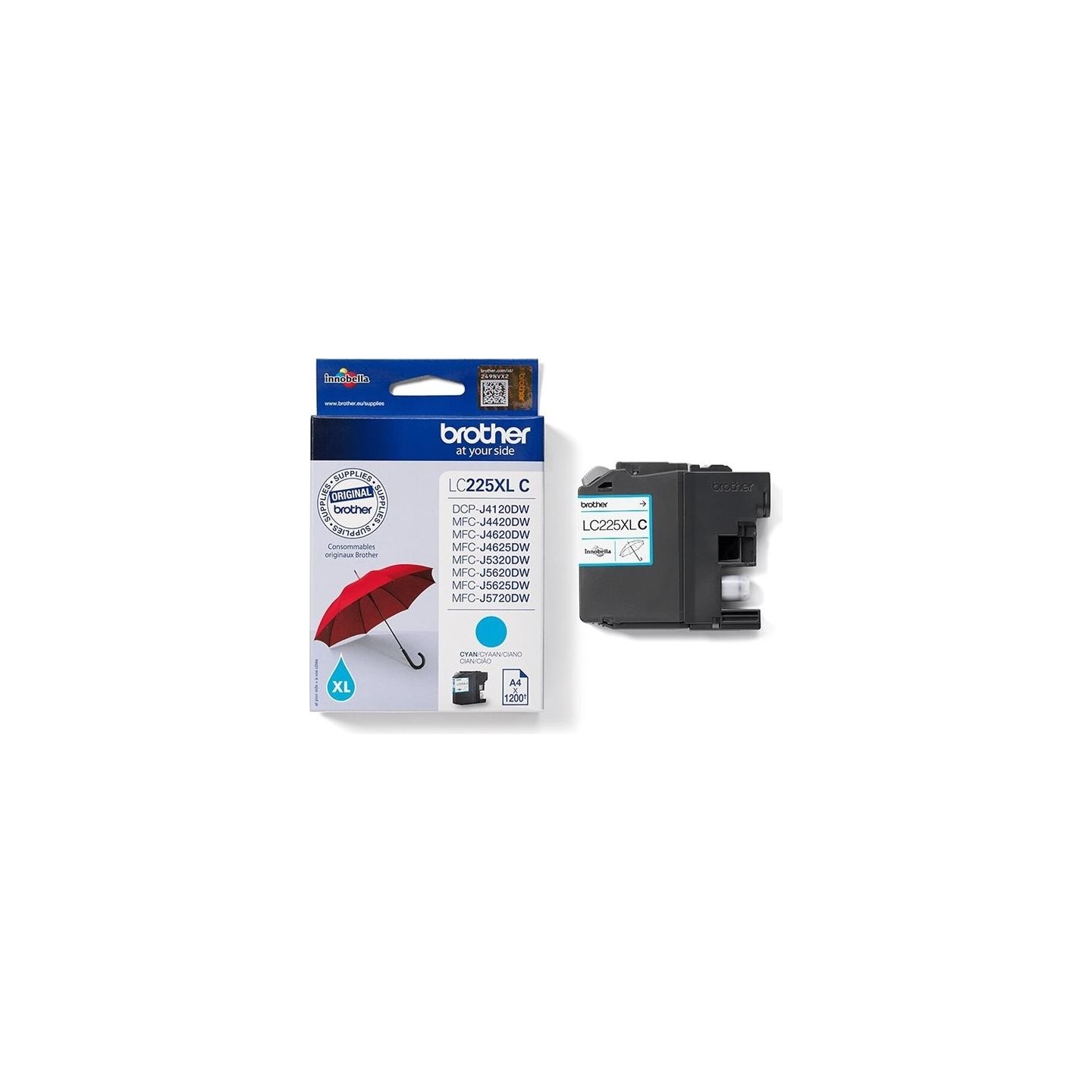 Brother LC-225XLC TONER HIGH CYAN