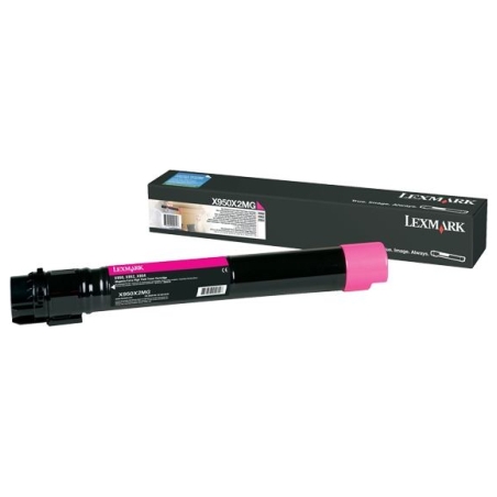 Lexmark X950X2MG | X95x Magenta Extra High Yield Toner Cartridge (22K) | Cartridge | Magenta