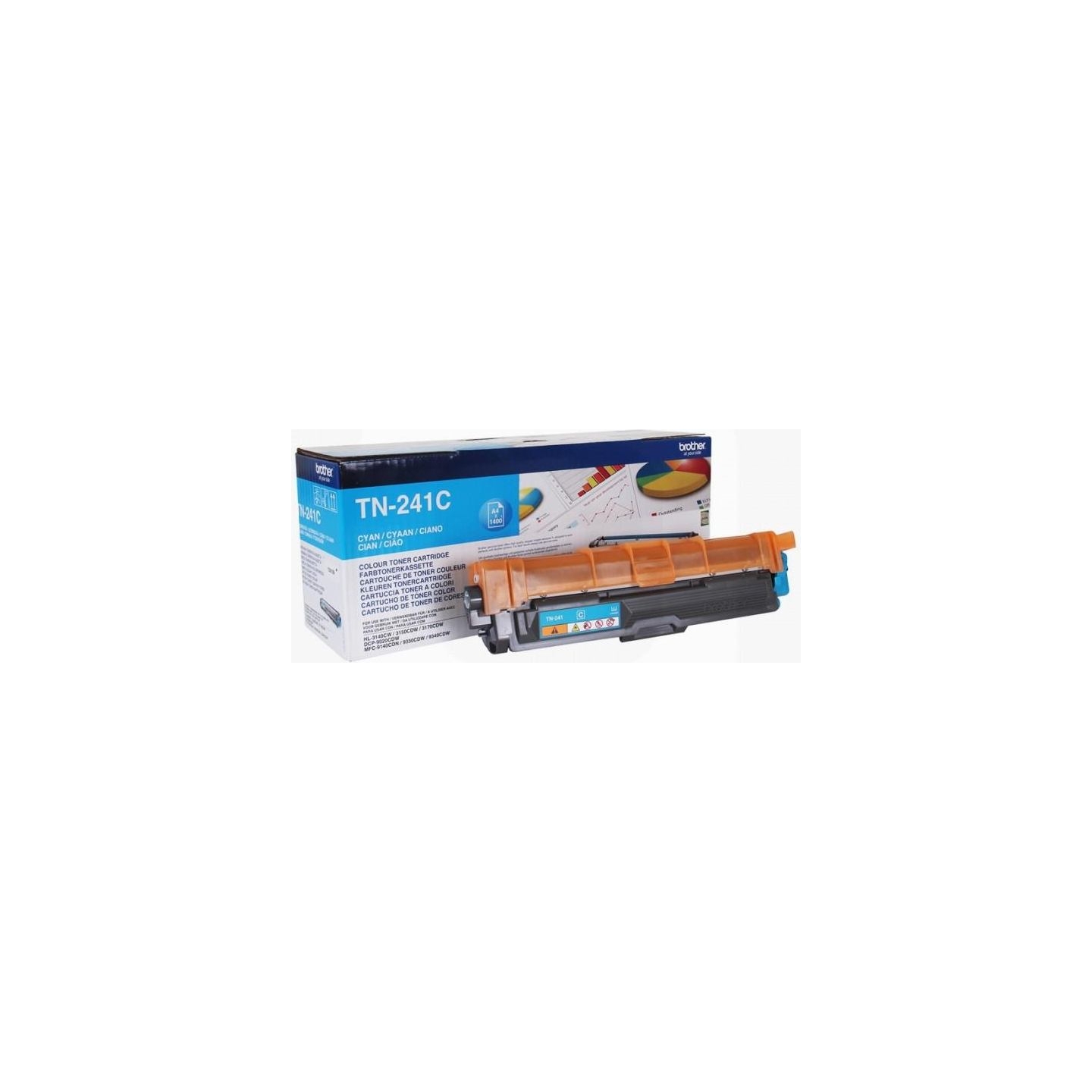 Brother TN-241C | Toner Cartridge | Cyan