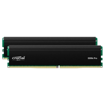 Crucial Pro OC 32GB Kit (2X16GB) DDR5-6400 UDIMM CL38 Black