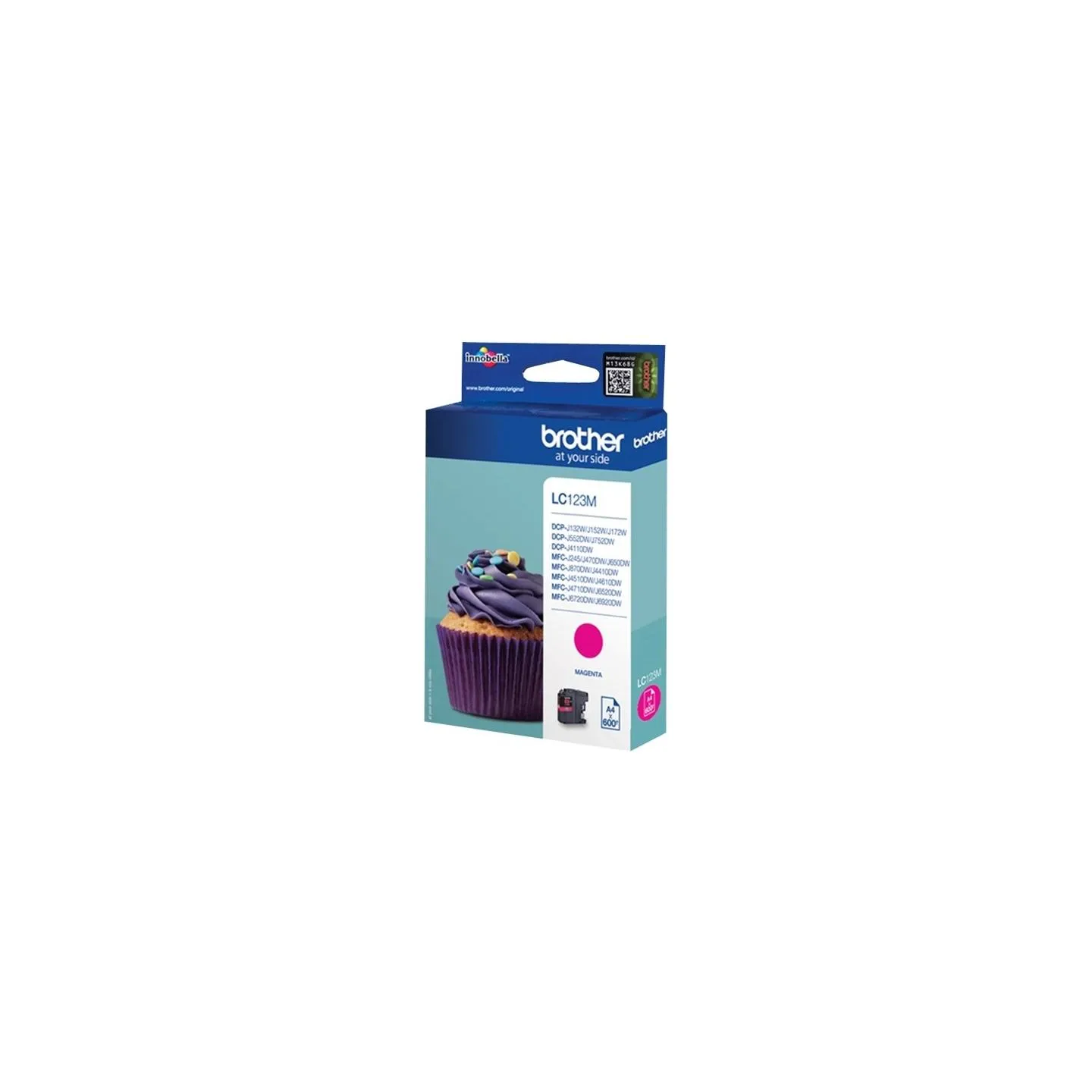 Brother LC-123M TONER MAGENTA 600P