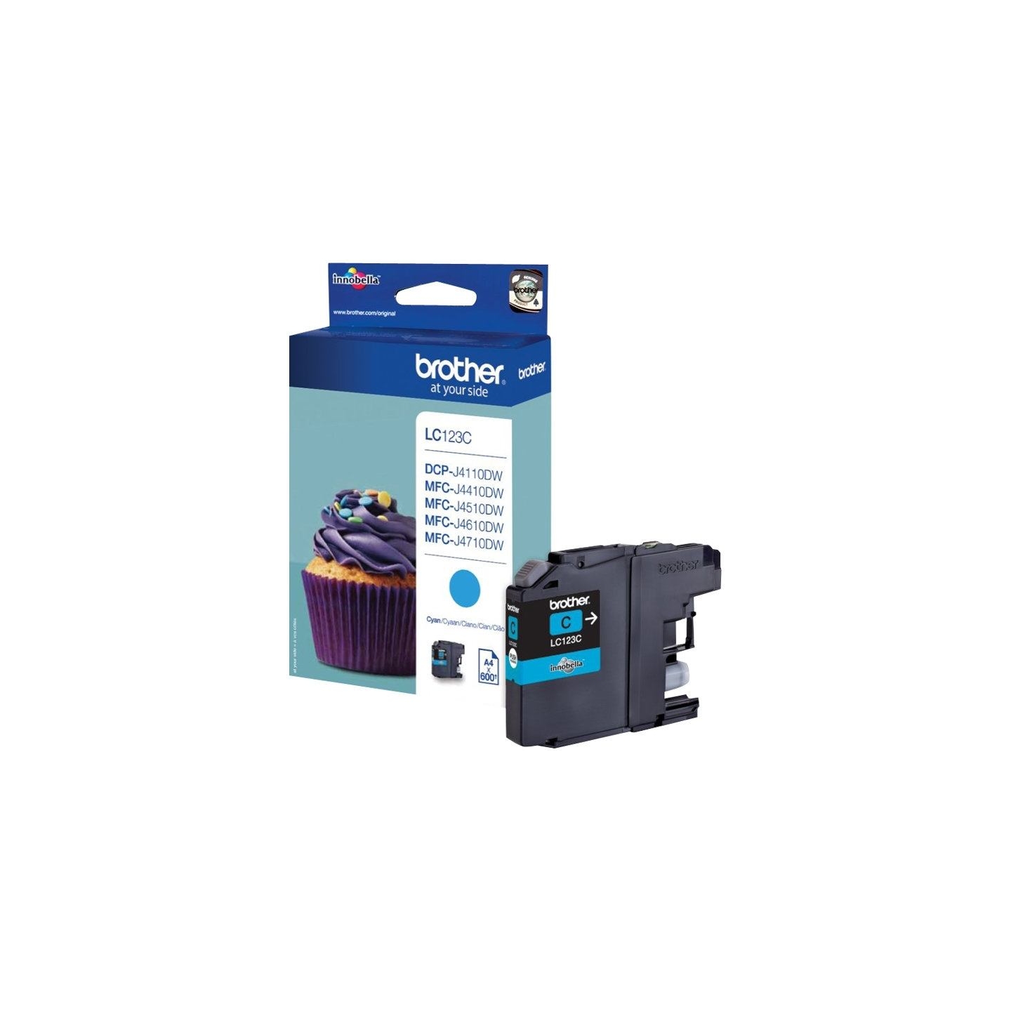 Brother LC-123C TONER CYAN 600P