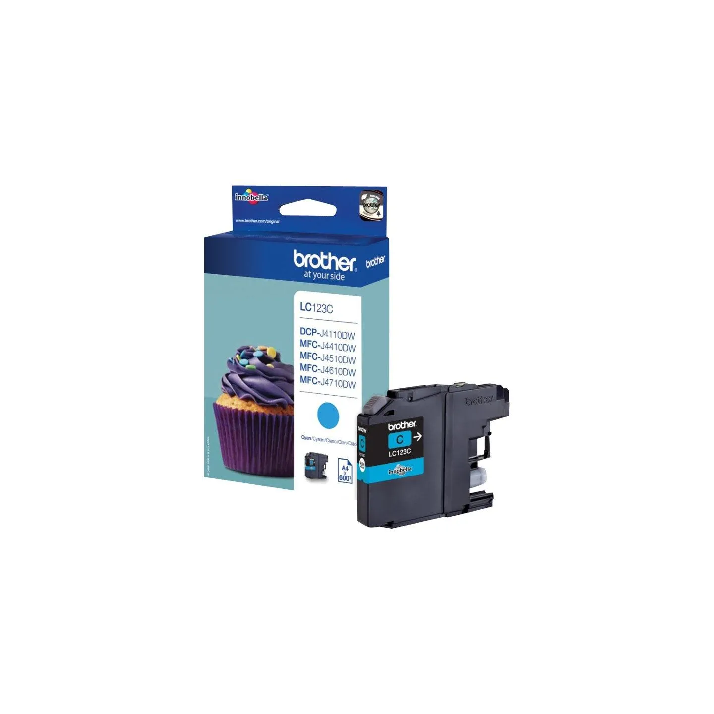 Brother LC-123C TONER CYAN 600P