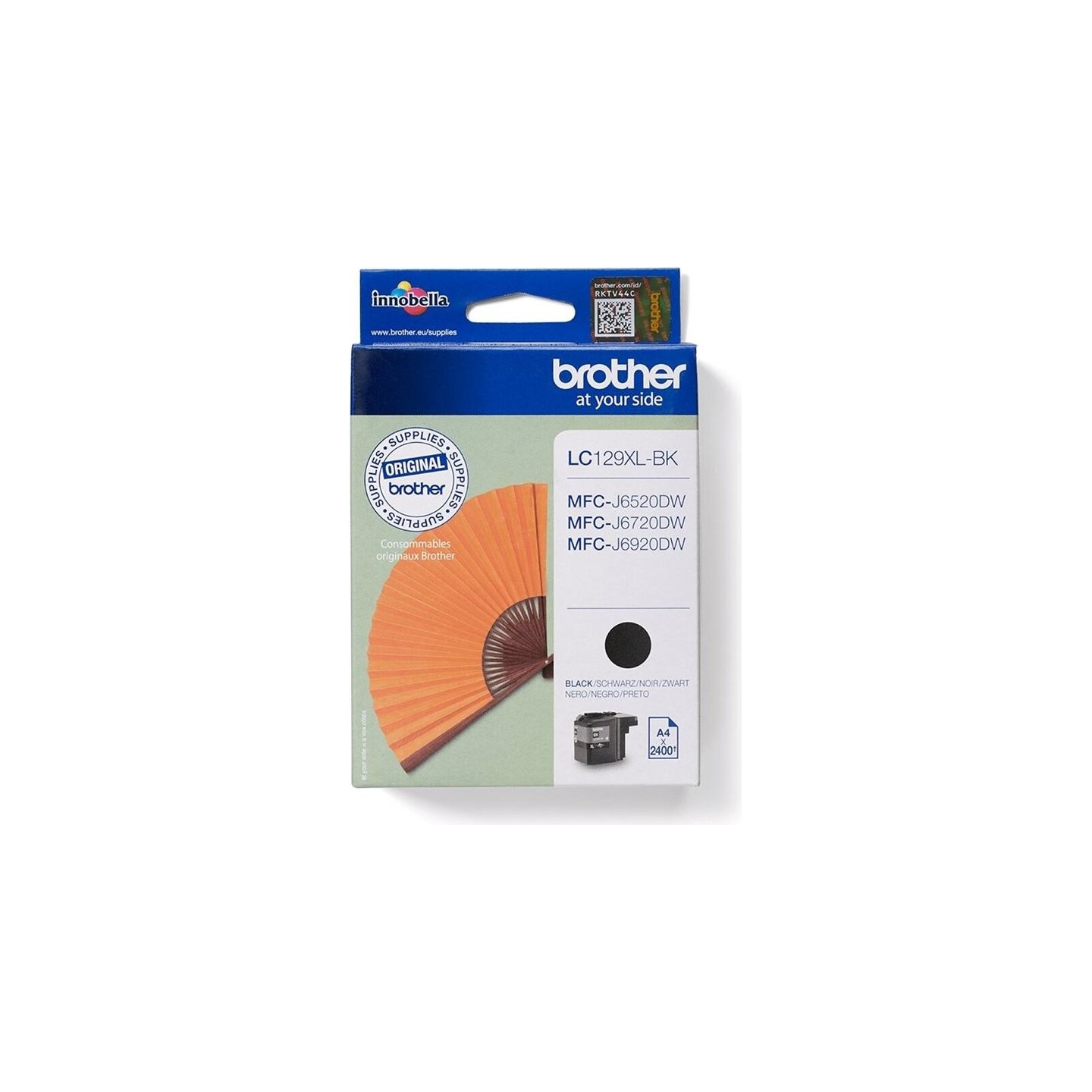 Brother LC-129XLBK TONER HIGH BLK 2400P
