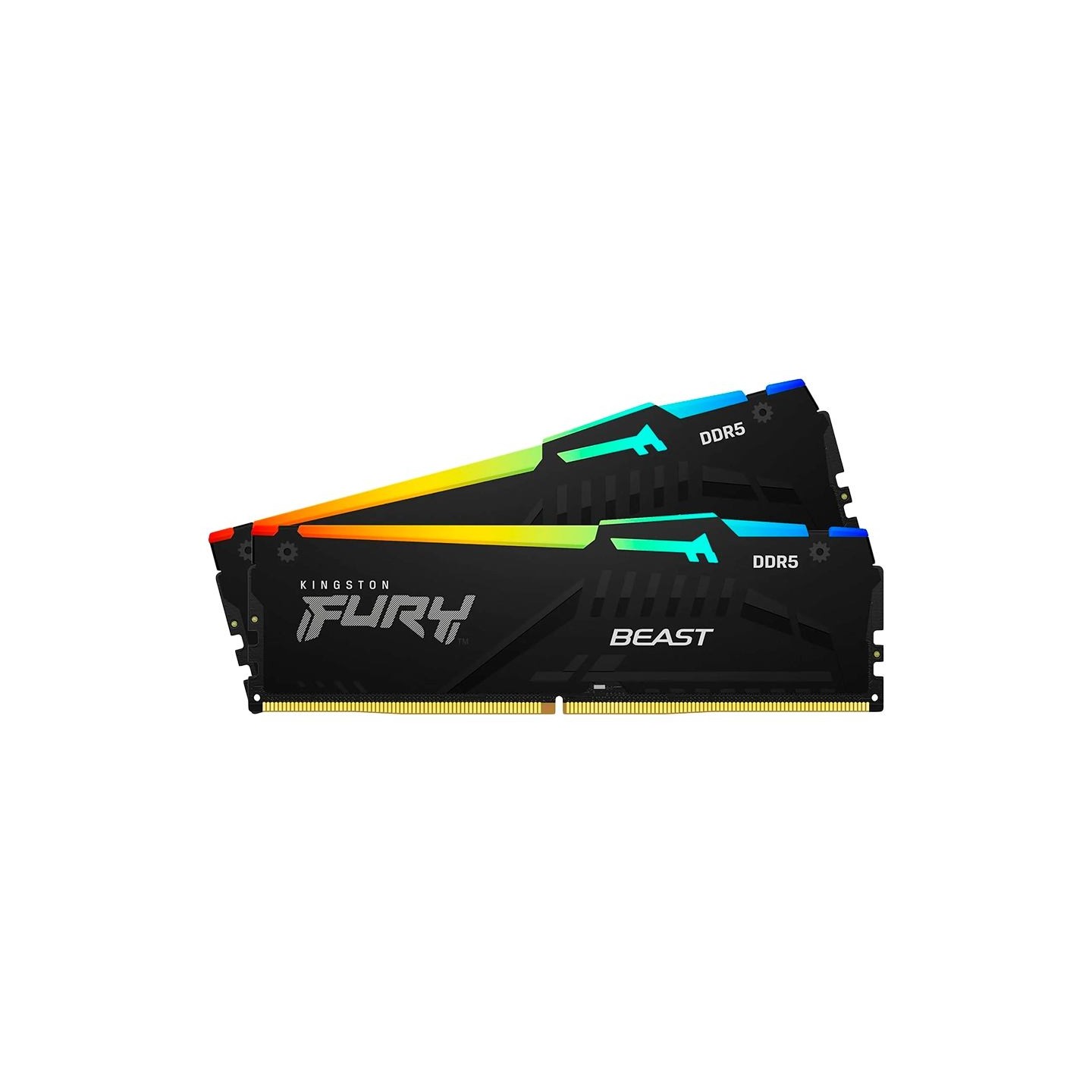 Kingston Memory DDR5 Fury Beast RGB 32GB(2*16GB)/6400 CL32 EXPO black