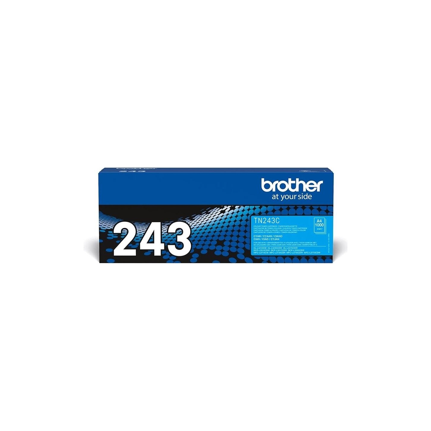 Brother TN-243C CYAN TONER CARTRIDGE, 1000P