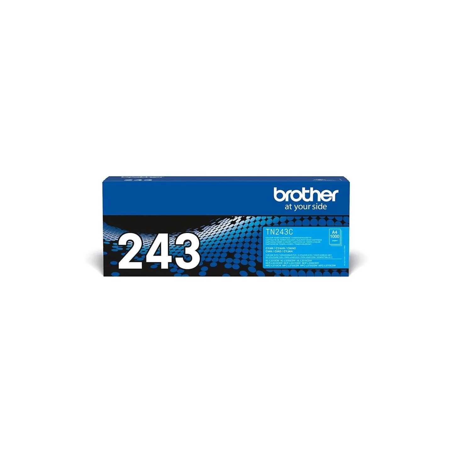 Brother TN-243C CYAN TONER CARTRIDGE, 1000P