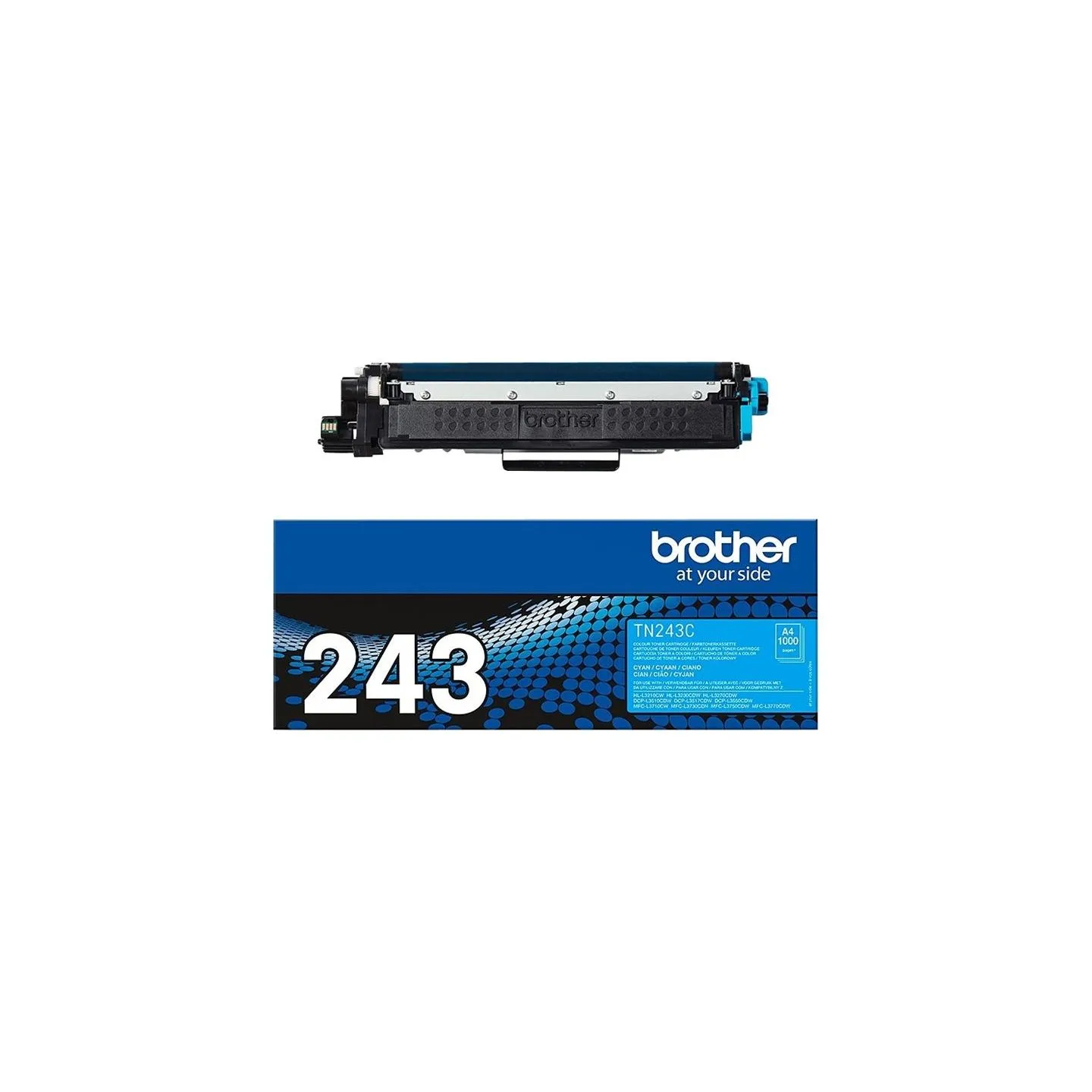Brother TN-243C CYAN TONER CARTRIDGE, 1000P