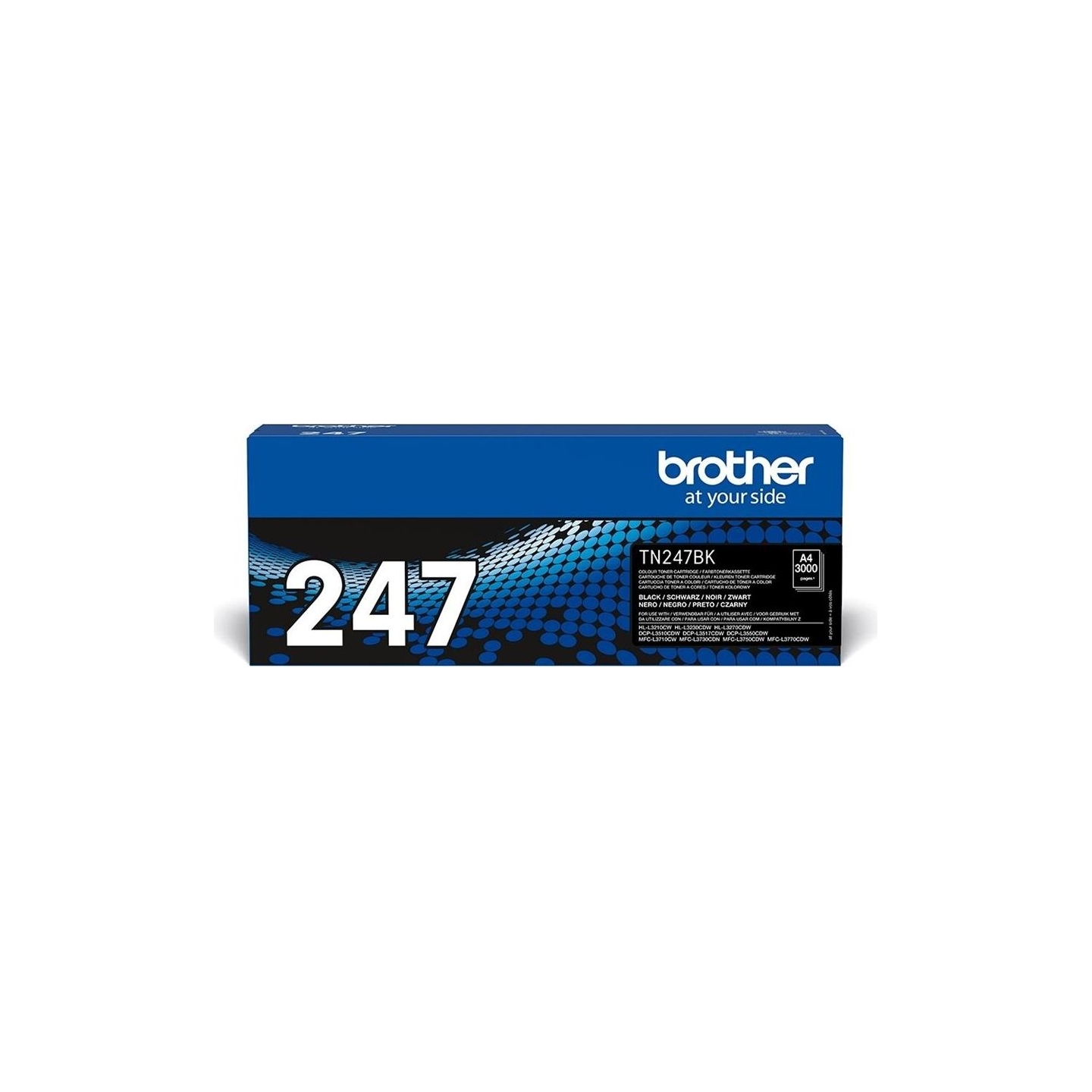 Brother TN-247BK BLACK TONER CARTRIDGE, YIELD 3,000 PAGES