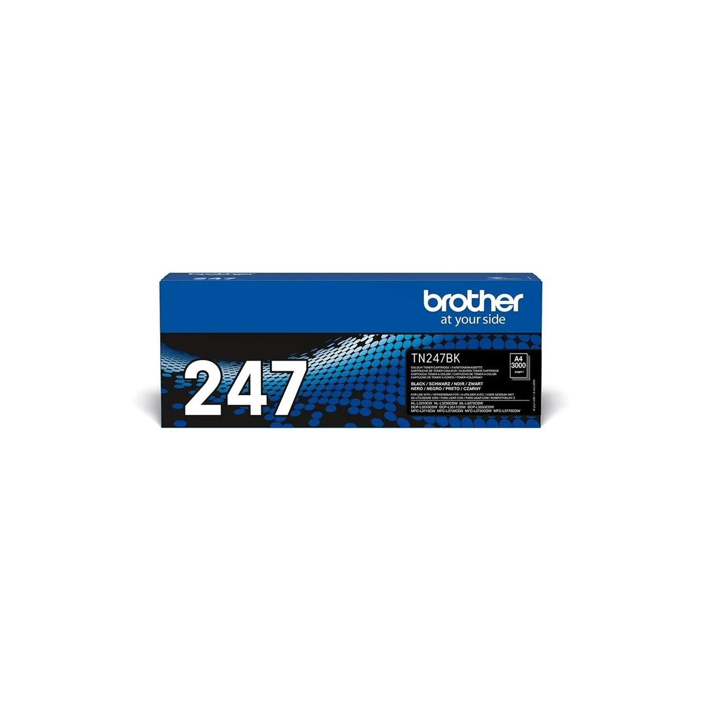 Brother TN-247BK BLACK TONER CARTRIDGE, YIELD 3,000 PAGES