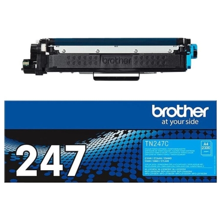 Brother TN-247C CYAN TONER CARTRIDGE, YIELD 2,300 PAGES