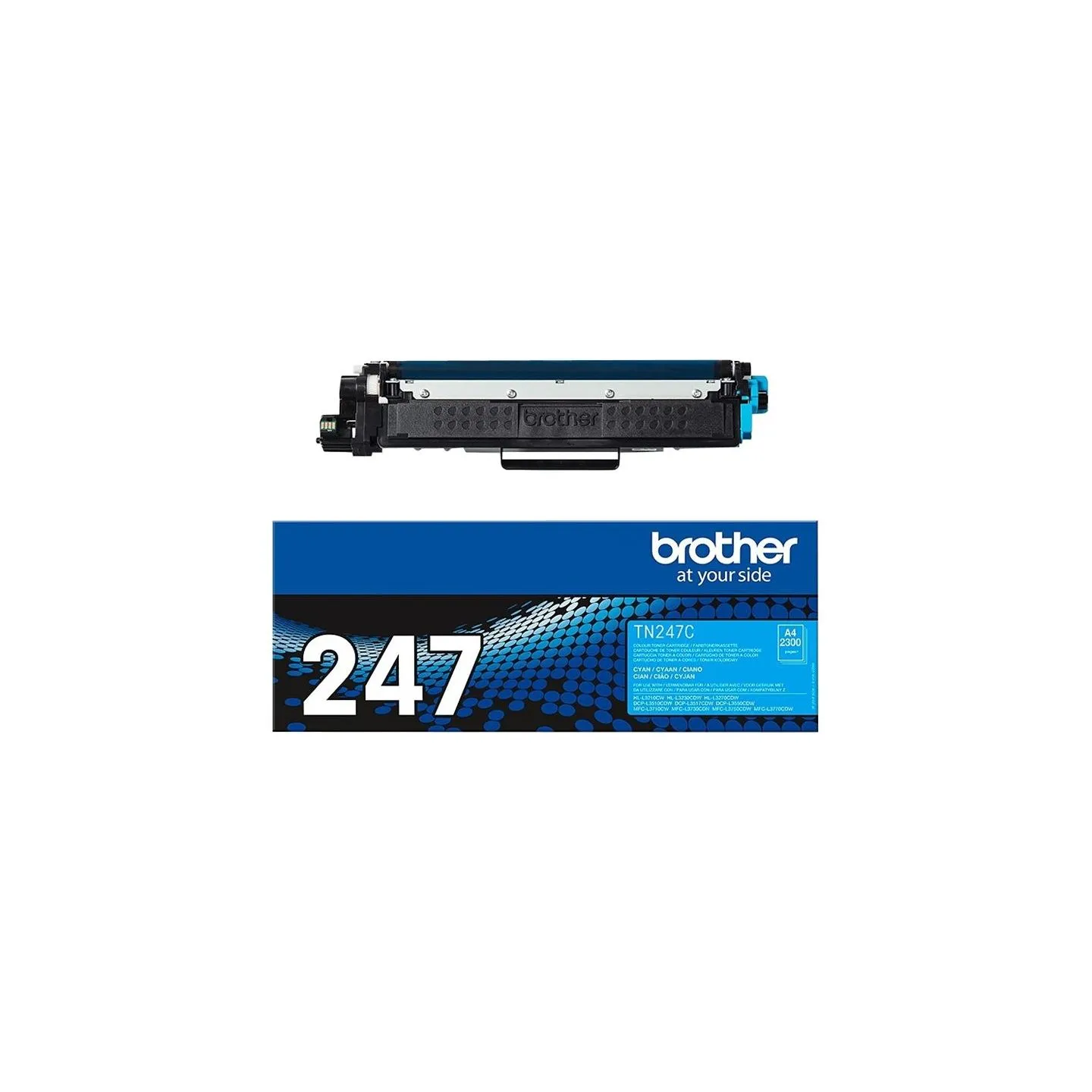 Brother TN-247C CYAN TONER CARTRIDGE, YIELD 2,300 PAGES