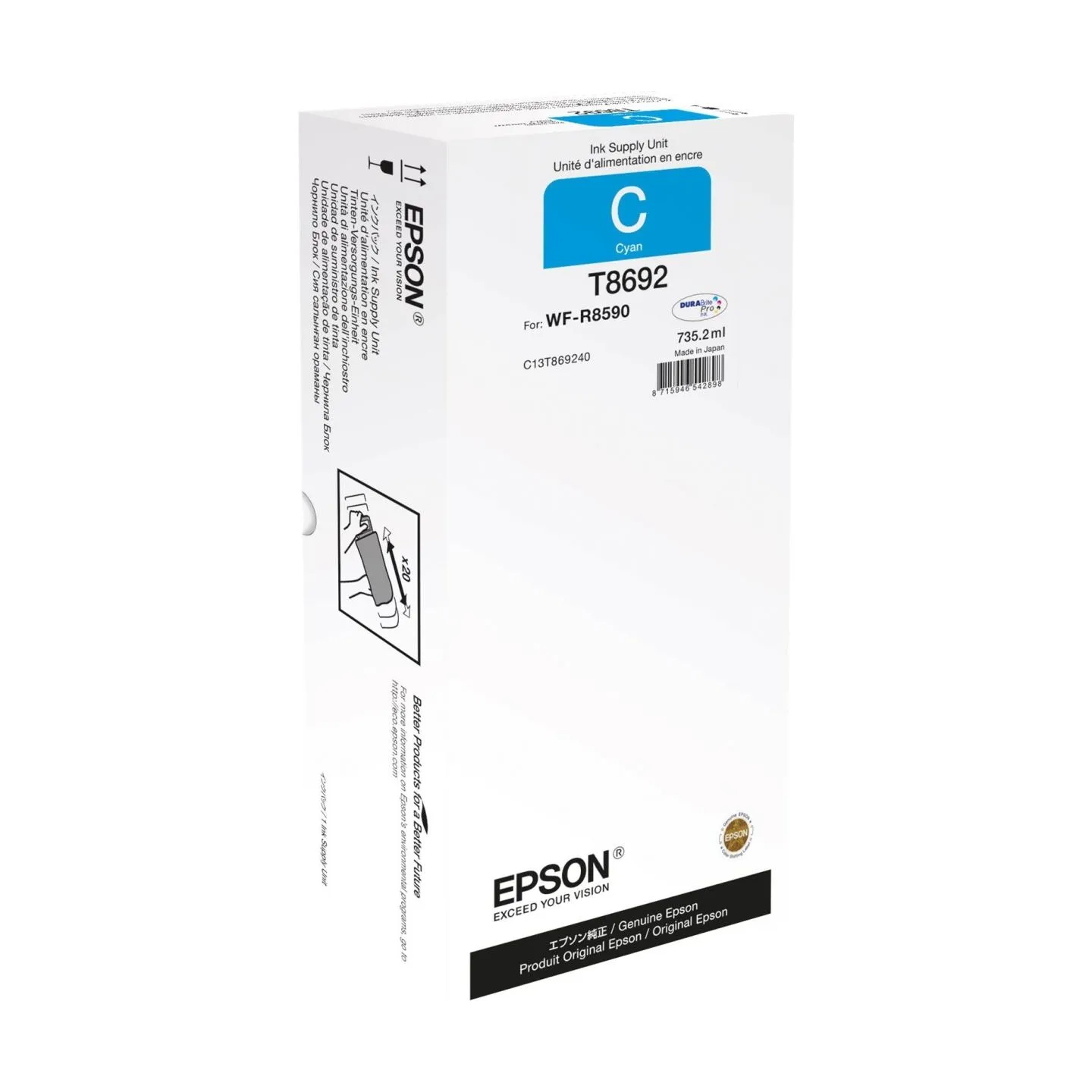 Epson C13T869240 | Ink Cartridge XXL | Cyan