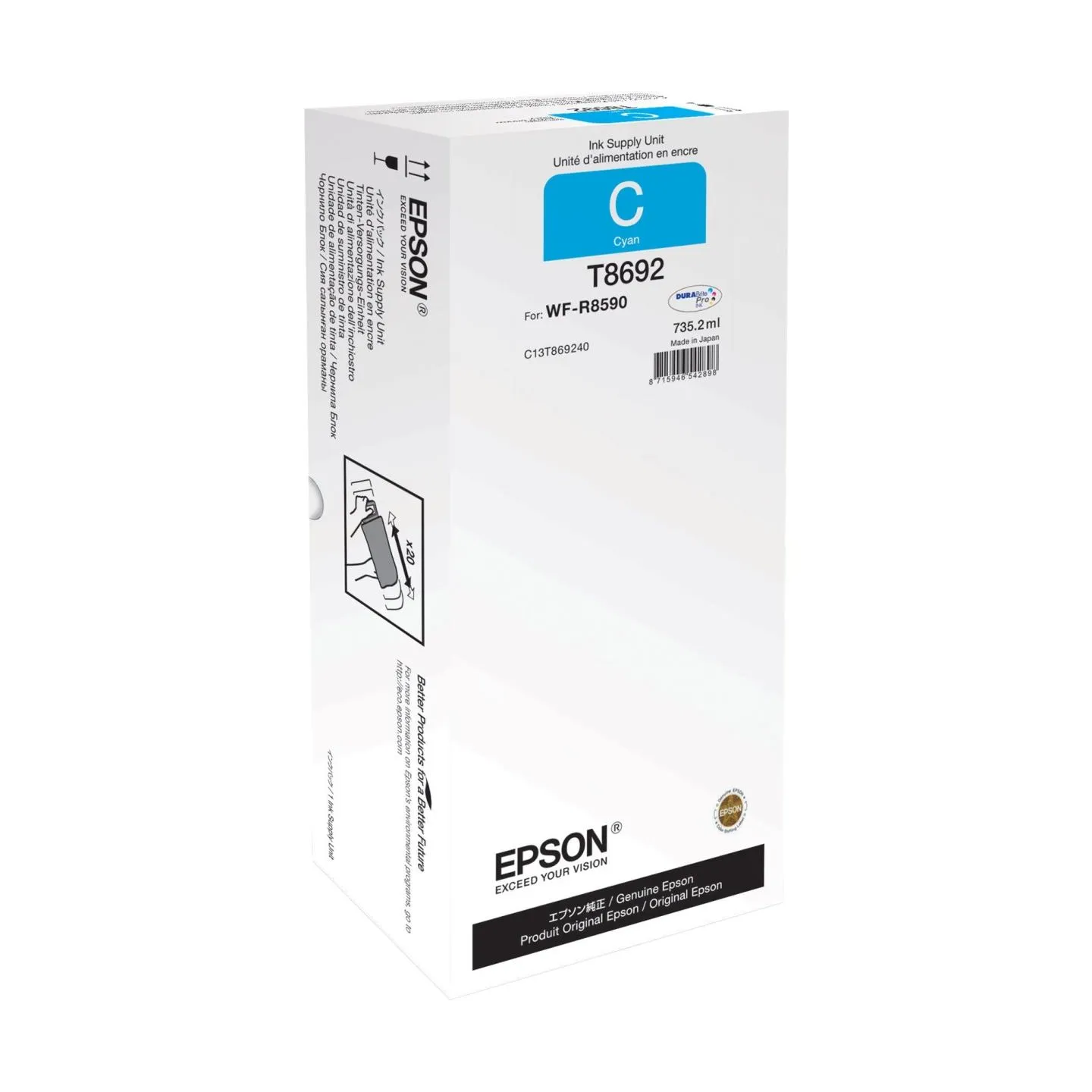 Epson C13T869240 | Ink Cartridge XXL | Cyan