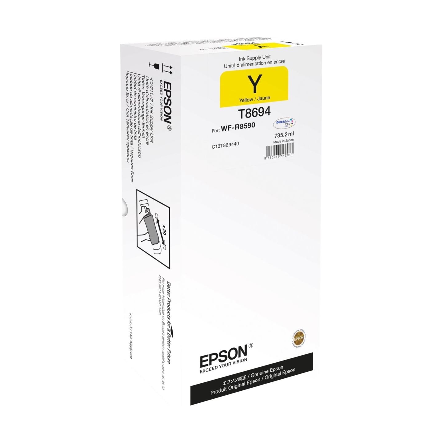Epson C13T869440 | Ink Cartridge XXL | Yellow