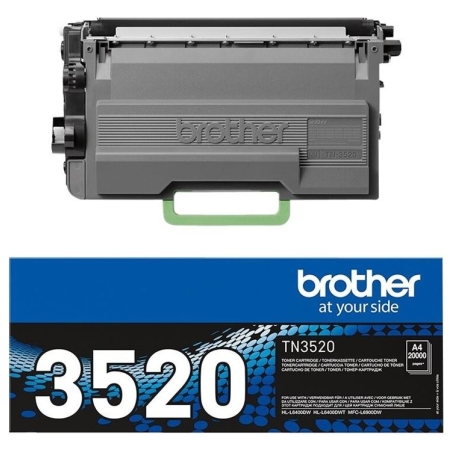 Brother TN-3520 TONER BLACK 20000P