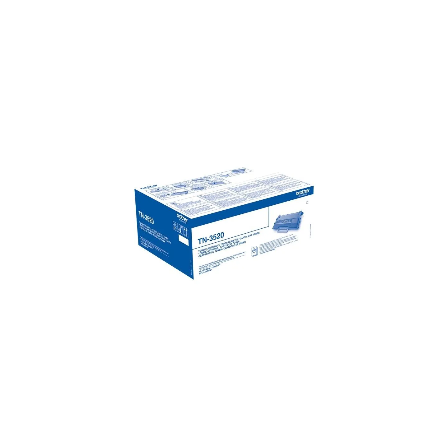 Brother TN-3520 TONER BLACK 20000P