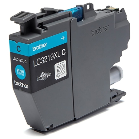 Brother LC-3219XLC CYAN INK CARTRIDGE, 1,500P