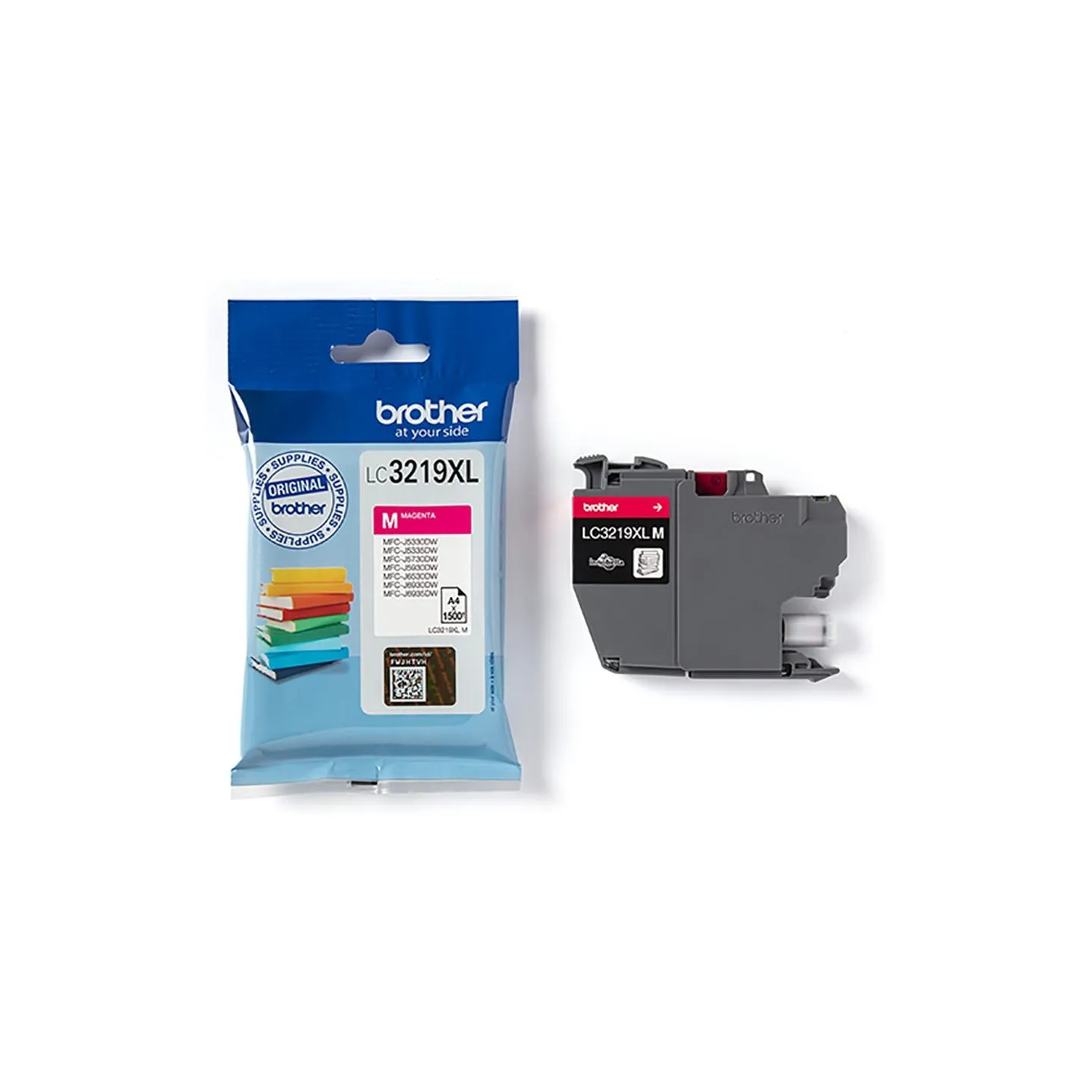Brother LC-3219XLM MAGENTA INK CARTRIDGE, 1,500P
