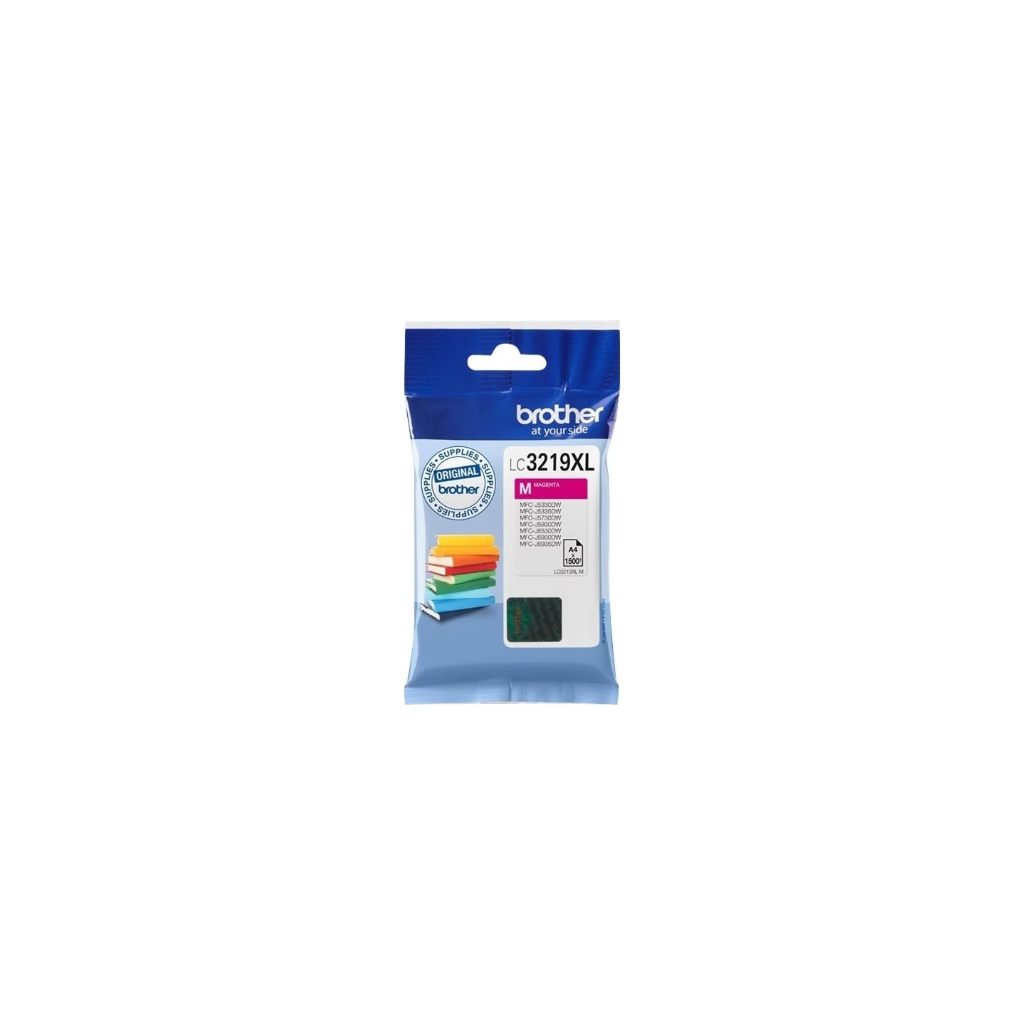 Brother LC-3219XLM MAGENTA INK CARTRIDGE, 1,500P