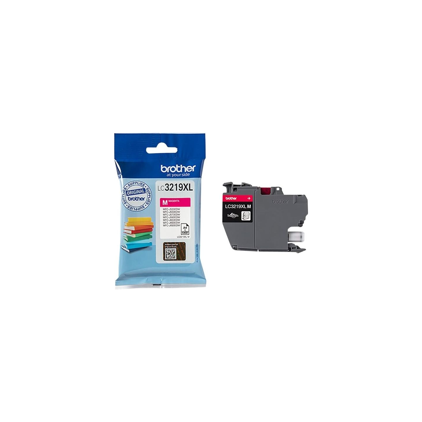 Brother LC-3219XLM MAGENTA INK CARTRIDGE, 1,500P