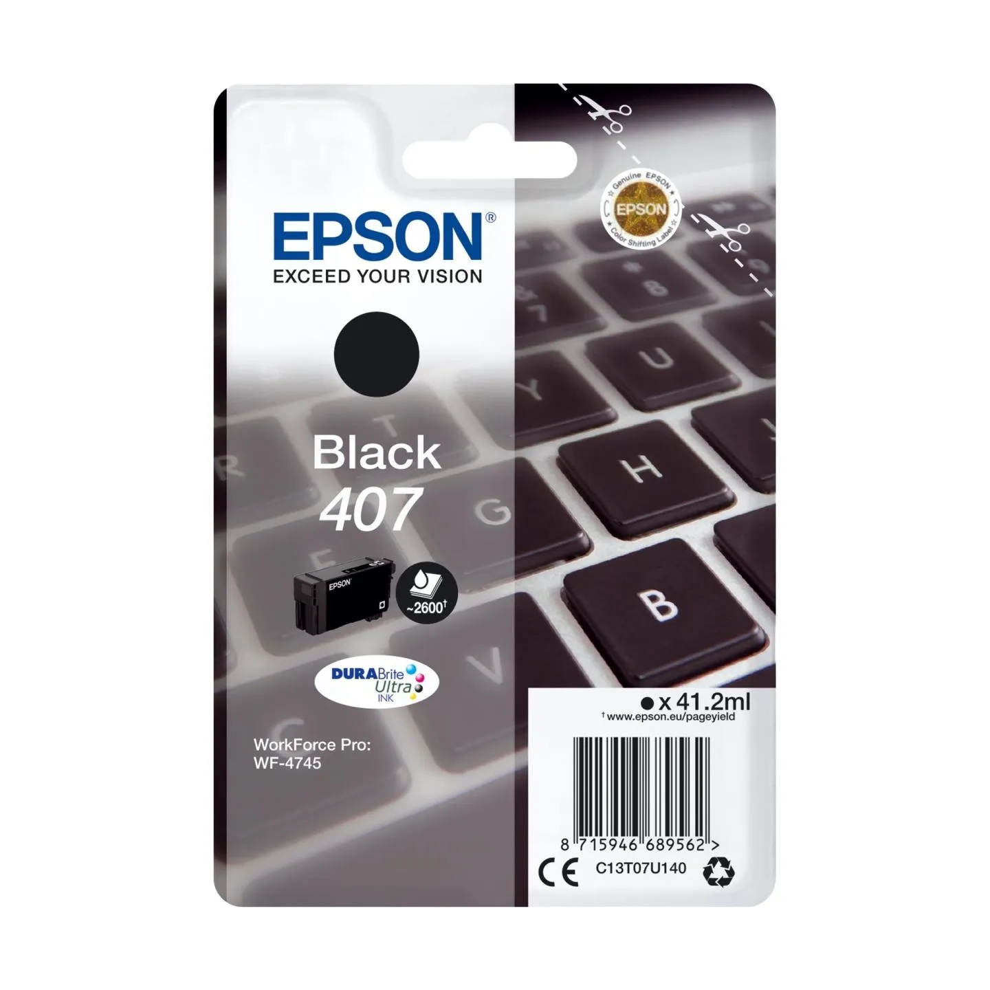 Epson WF-4745 Series | Ink Cartridge L Black | Ink Cartridge | Black