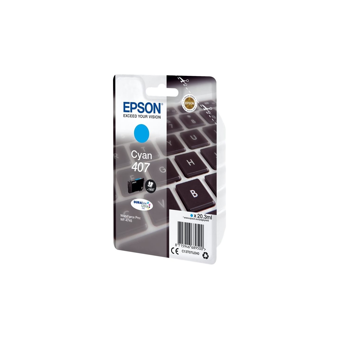 Epson WF-4745 Series | Ink Cartridge L Cian | Ink Cartridge | Cyan