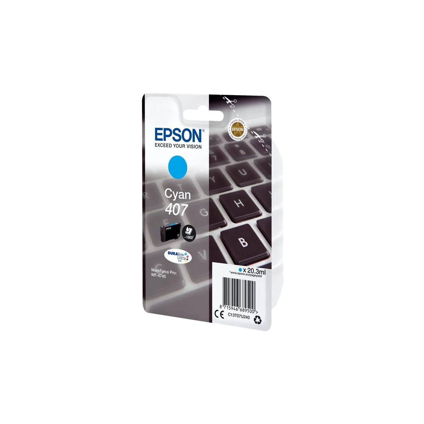 Epson WF-4745 Series | Ink Cartridge L Cian | Ink Cartridge | Cyan