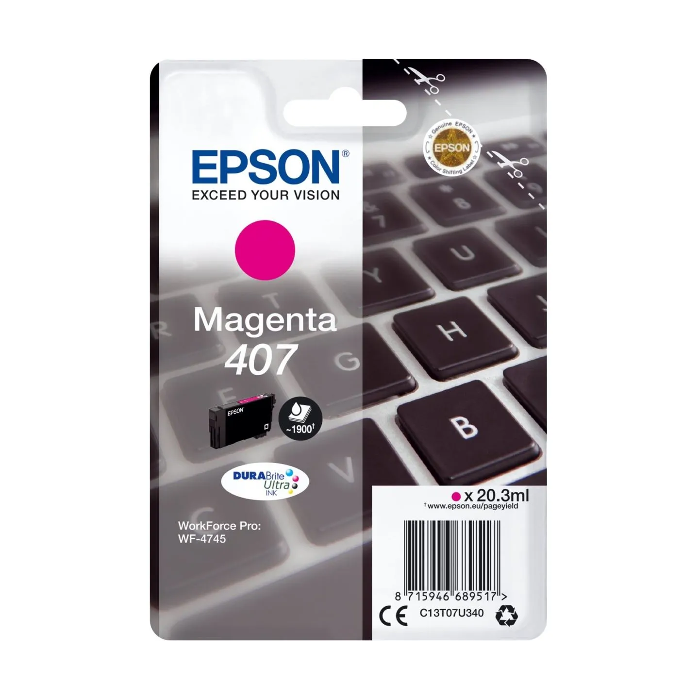 Epson WF-4745 Series | Ink Cartridge L Magenta | Ink Cartridge | Magenta