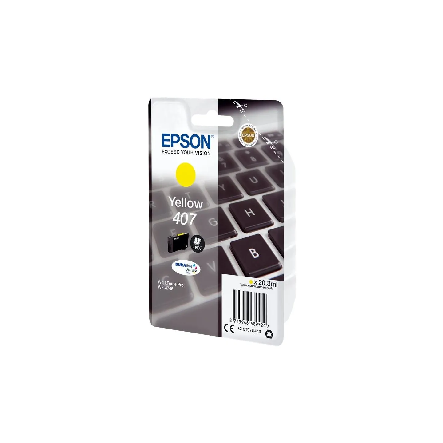 Epson WF-4745 Series | Ink Cartridge L Yellow | Ink Cartridge | Yellow