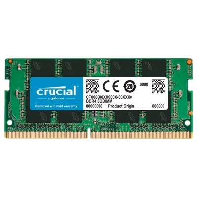 Crucial 16GB DDR4-3200 SODIMM CL22 (8Gbit/16Gbit)