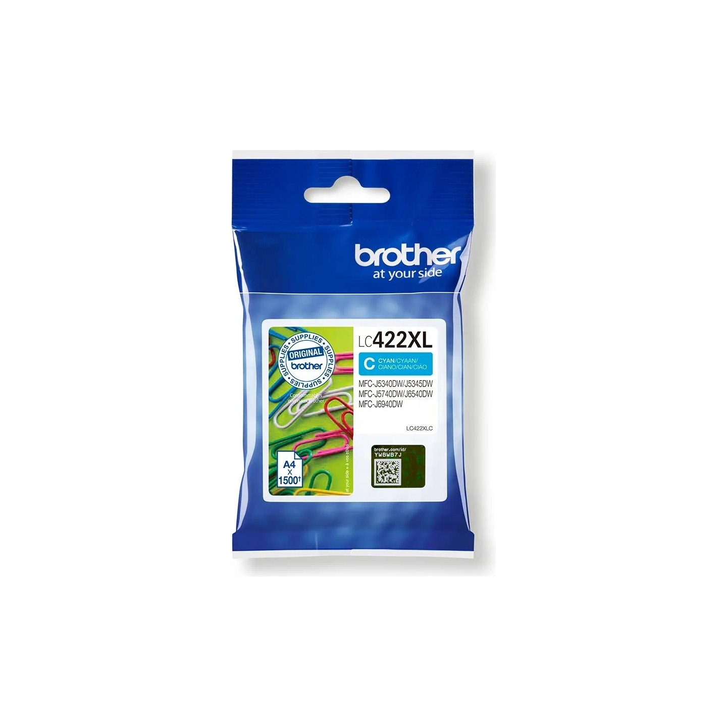 Brother LC422XLC HY INK FOR BH19M/B