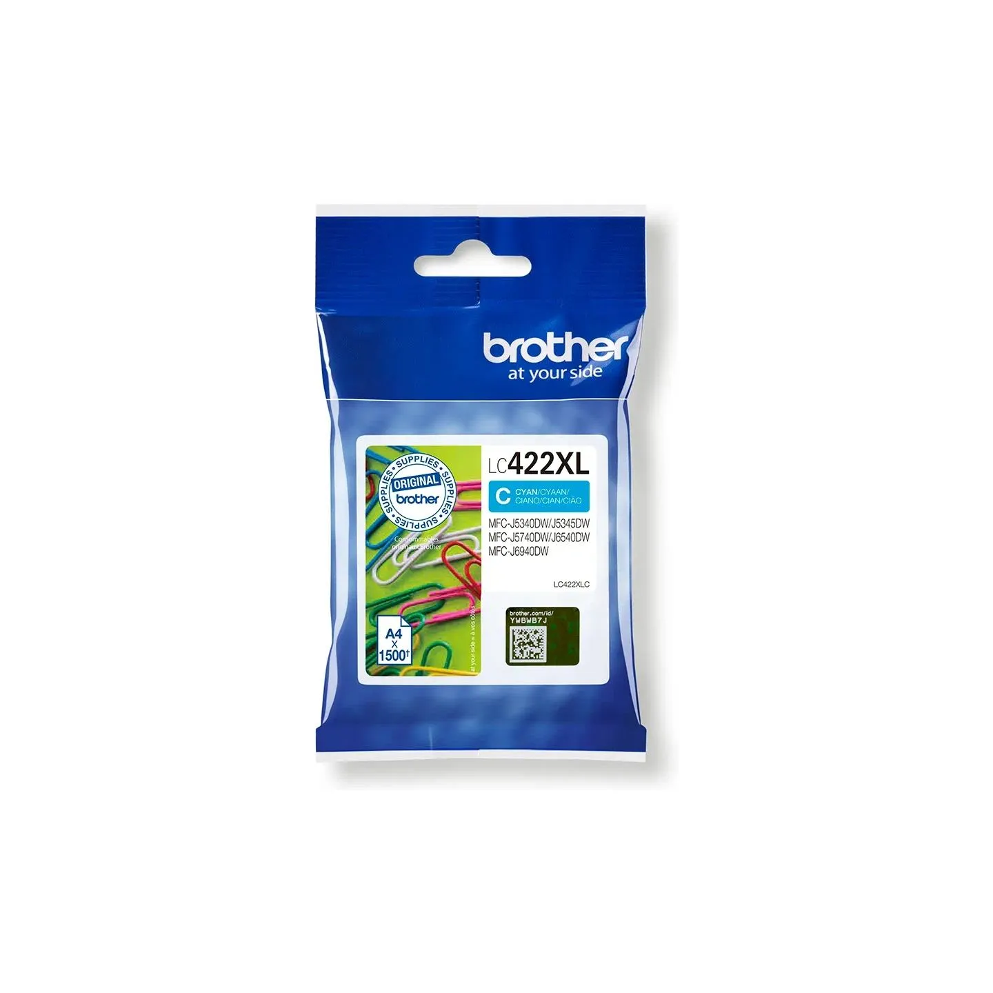 Brother LC422XLC HY INK FOR BH19M/B