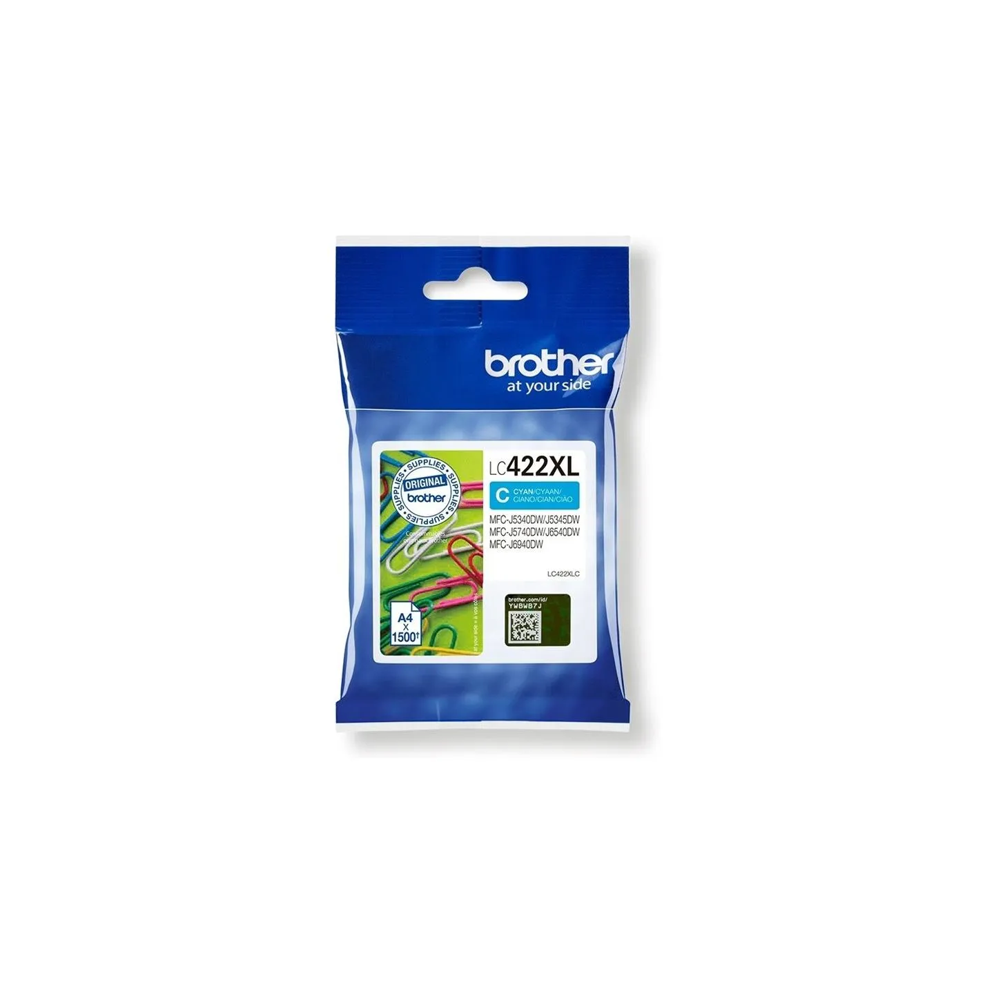 Brother LC422XLC HY INK FOR BH19M/B