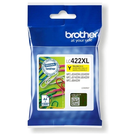 Brother LC422XLY HY INK FOR BH19M/B