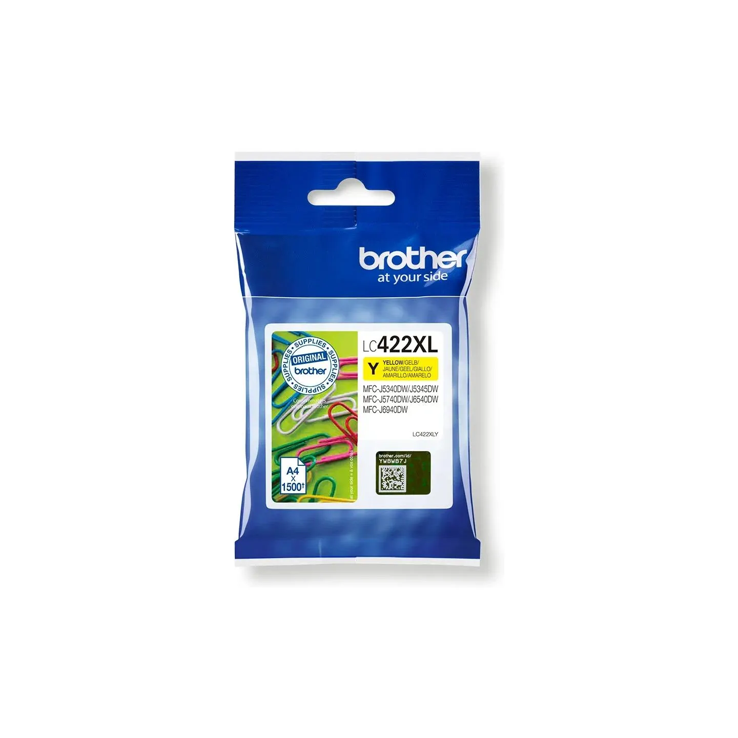 Brother LC422XLY HY INK FOR BH19M/B