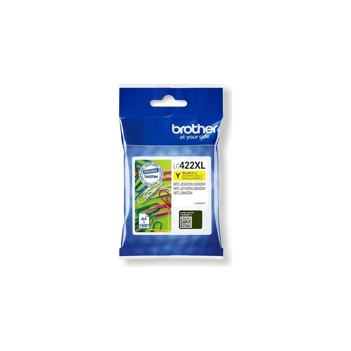Brother LC422XLY HY INK FOR BH19M/B