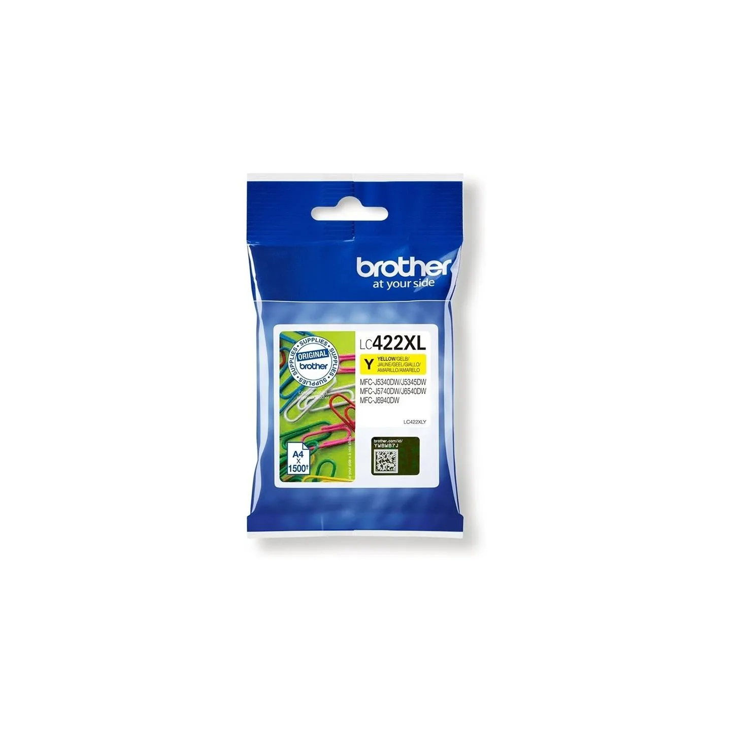 Brother LC422XLY HY INK FOR BH19M/B
