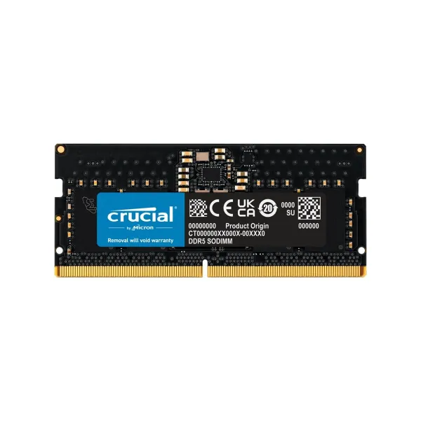 Crucial 8GB DDR5-5600 SODIMM CL46 (16Gbit)