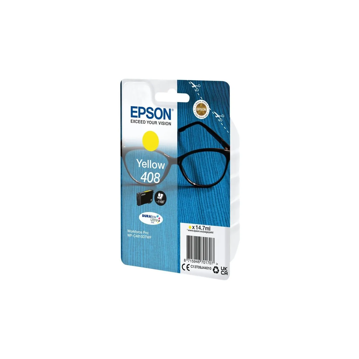 Epson DURABrite Ultra 408L | Ink cartrige | Yellow